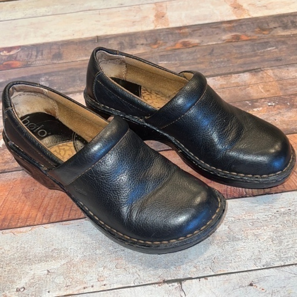 BØLO PEGGY CLOG  LEATHER SIZE 8